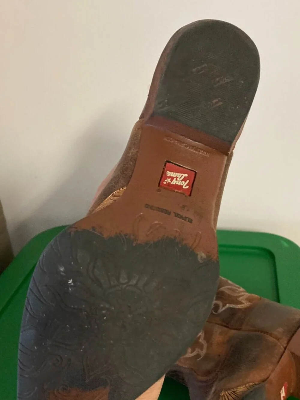 Tony Lama Kids Boots LL301 4 1/2 D